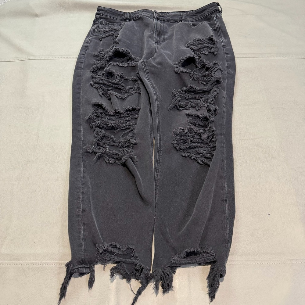 American Eagle‎ Outfitter Women Long Strigid Mom Super Distress Rip 20x25-5247